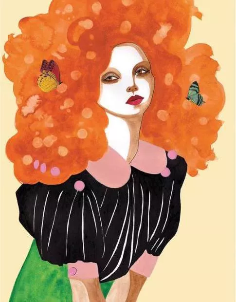 Lily illustration by Peggy Wolf
