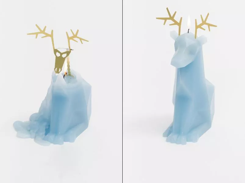 PyroPet Dýri Light Blue Candle
