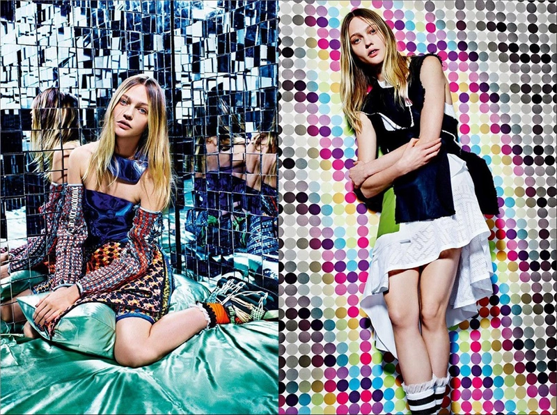 Sasha Pivovarova for Vogue Italia