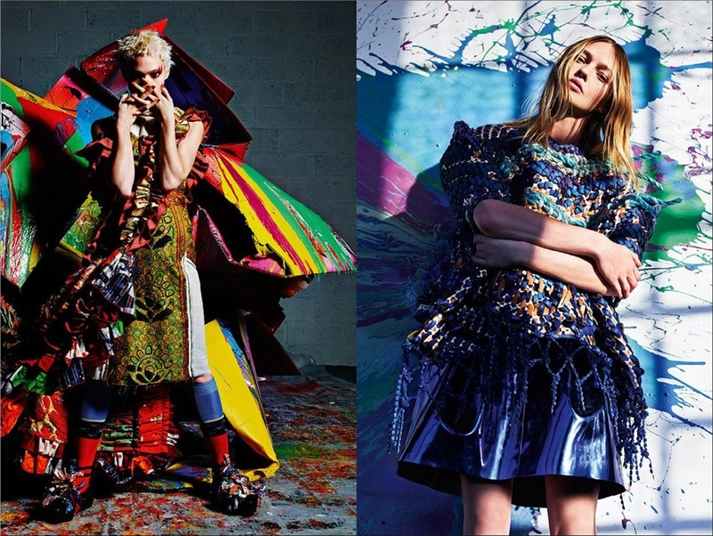 Sasha Pivovarova for Vogue Italia