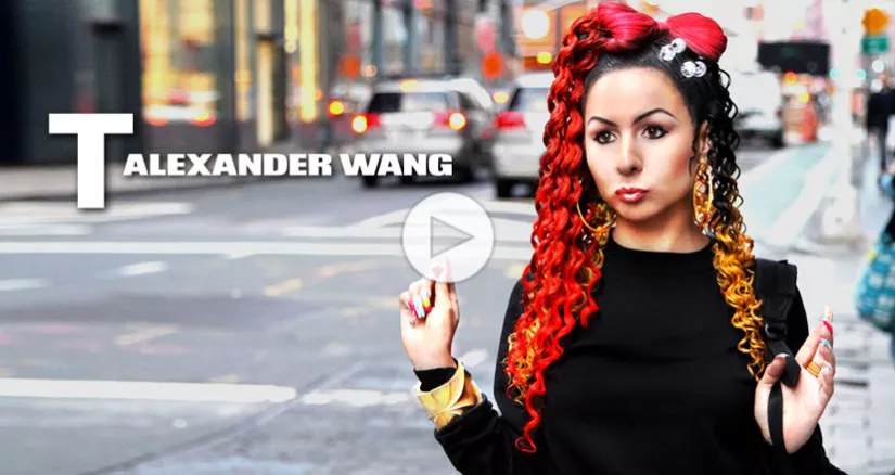 Bon Qui Qui starring in T by Alexander Wang spring 2013 film