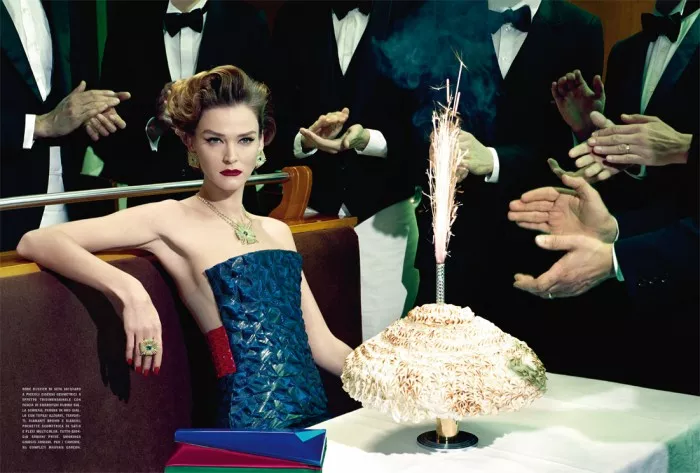 Carmen Kass in Vogue march 2011