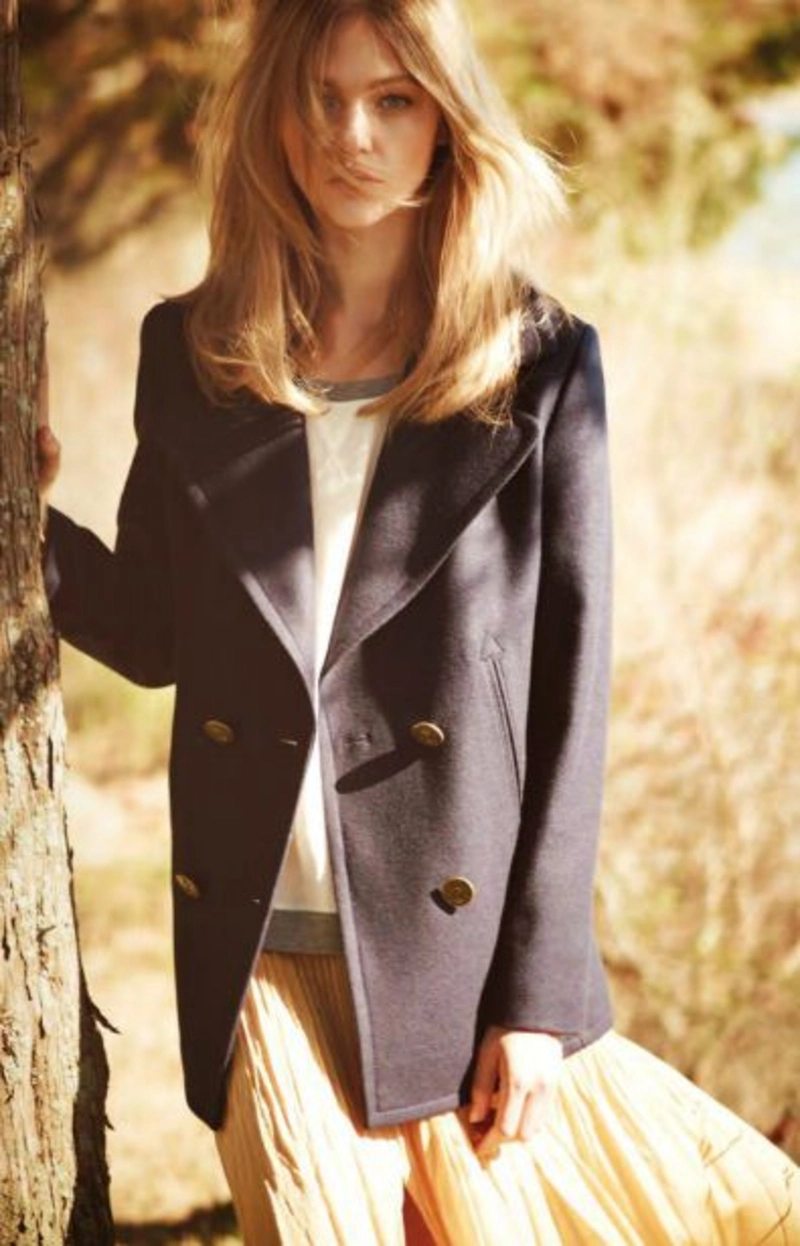 Sasha Pivovarova for by Serge LeBlon for Club Monaco