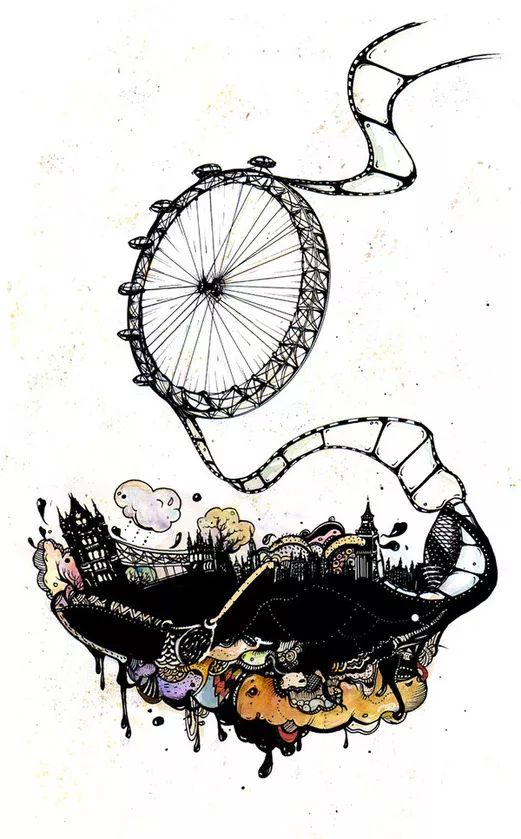 New British Film Festival illustration by RiversAreDeep