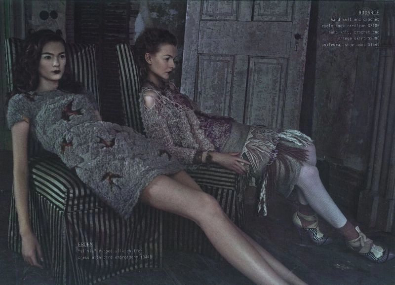 Deborah Turbeville, Barneys, fall 2010 catalog