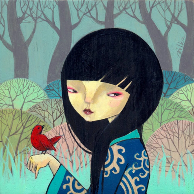 Dilkabear's Red Bird