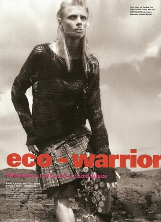 Anna Selezneva i-D magazine