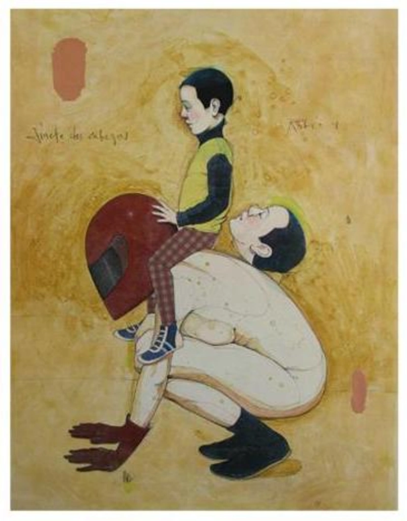 Eduardo Rubio, "Jinete dos cabezas", illustration