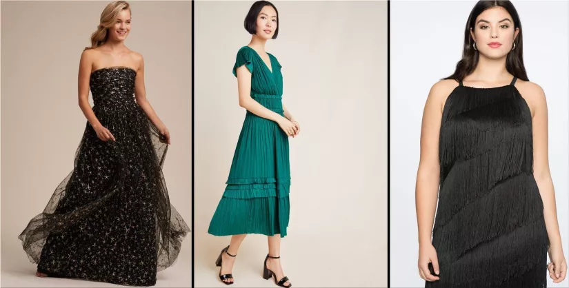 elegant autumn dresses for weddings and more