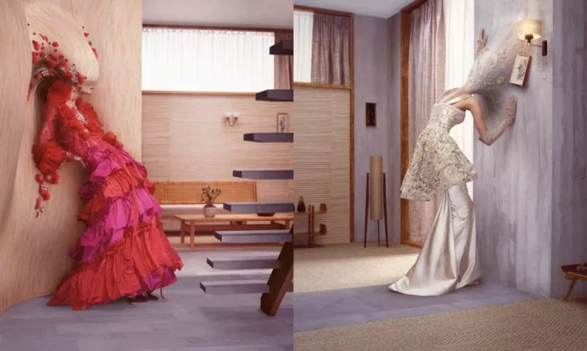 Erwin Olaf, NY Times, haute couture editorial, 2006