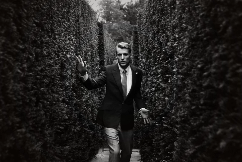 George Barnett for Hardy Amies ad campaign