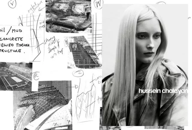 Iekeliene Stange - Hussein Chalayan campaign