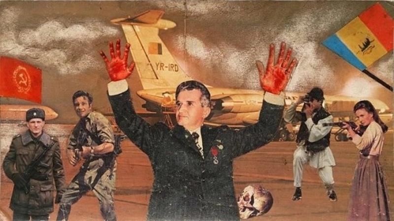 Ion Barladeanu collage, 1990