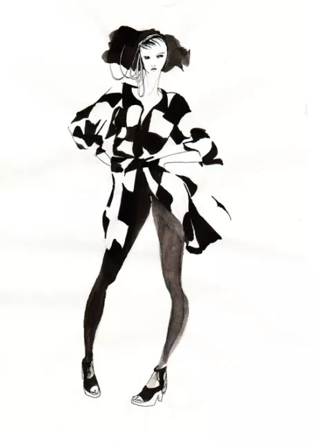 Jennifer Busking - fashion illustration