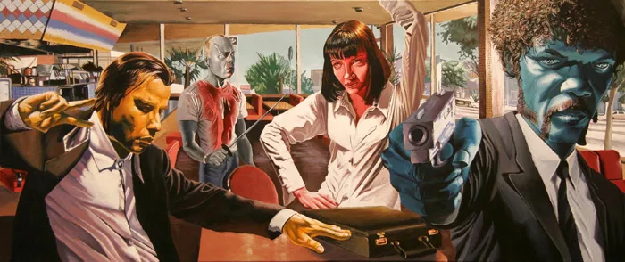 Justin Reed Art - Pulpfiction poster