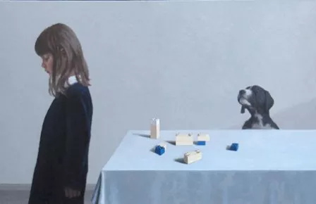 Girl, dog, toys 1