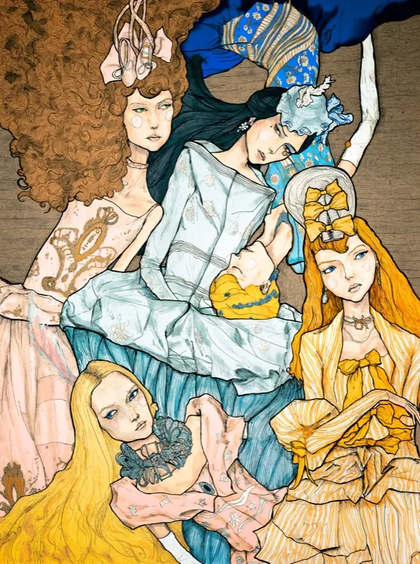 Fashion illustration - Ladies of Dior