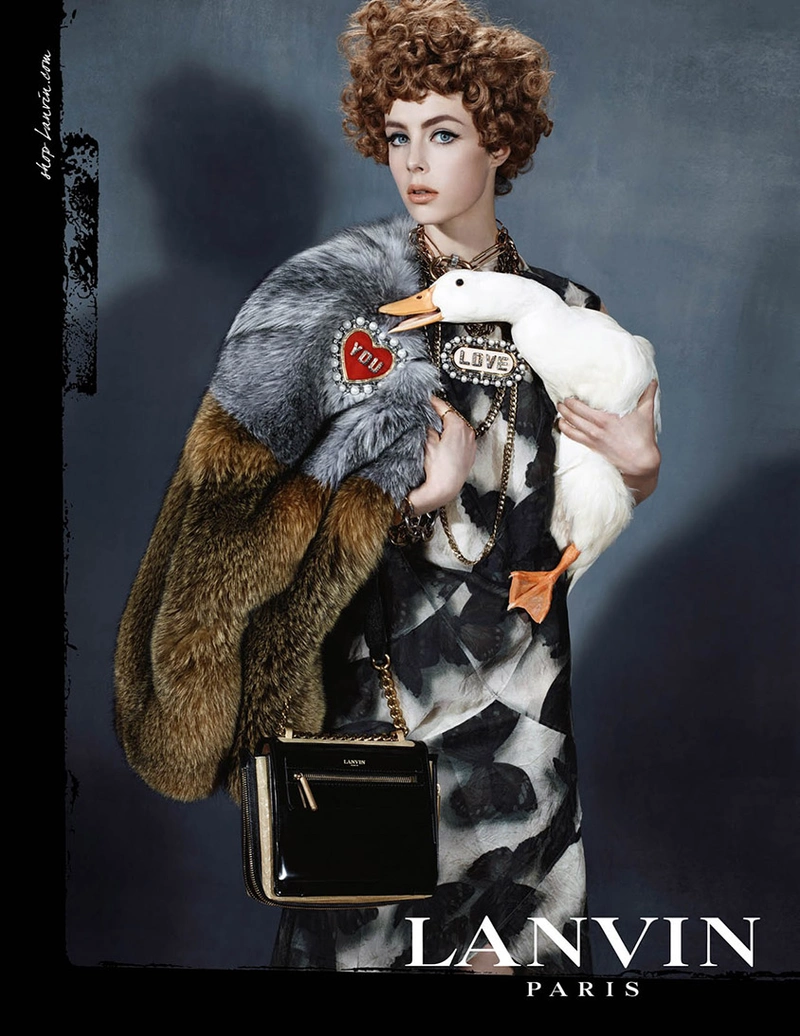 Edie Campbell for Lanvin fall-winter 2013-2014