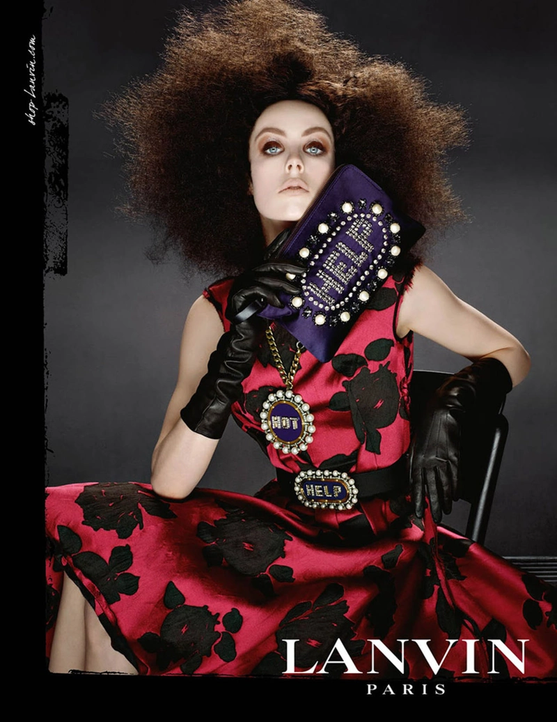 Edie Campbell for Lanvin FW2013 ad campaign