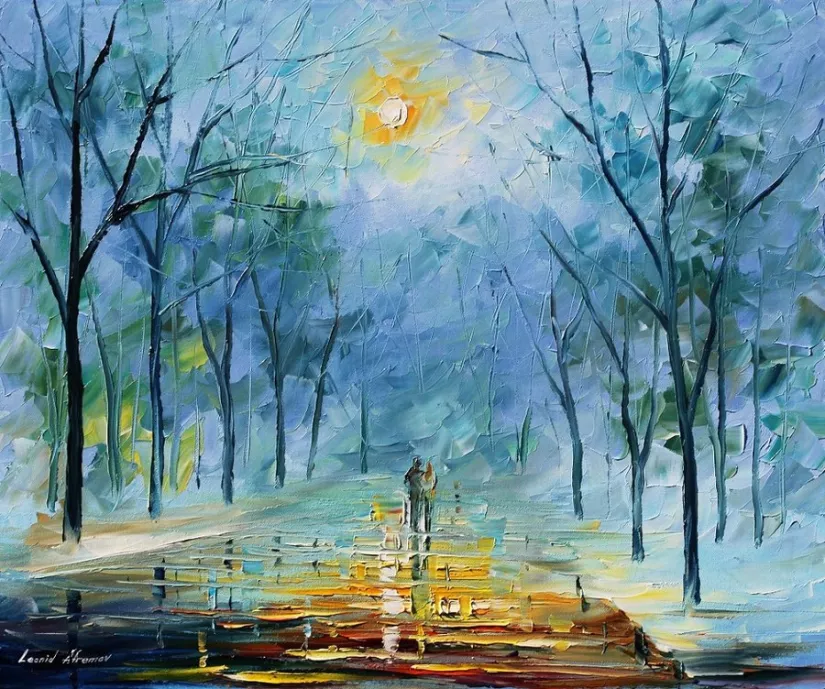 Leonid Afremov, Winter's Fog