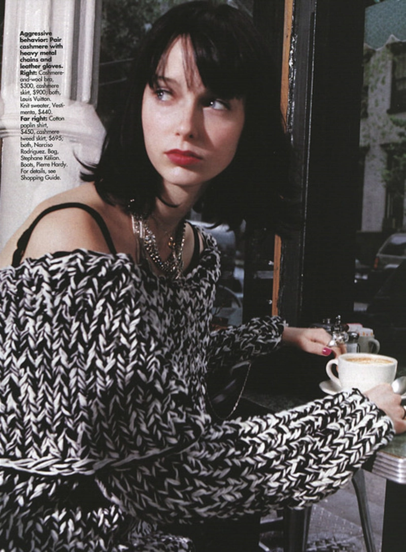 Jenny Vatheuer by Manuela Pavesi, Elle US 2000