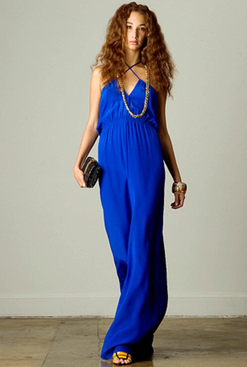 geren ford silk dress Womens Geren Ford Womens Silk Blue Mini Dress Small