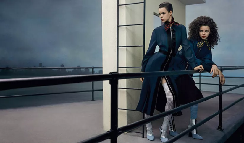 Hind Sahli, Marina Nery, Miu Miu fall 2013, Inez & Vinoodh