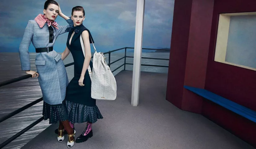 Anne Verhallen, Katlin Aas, Miu Miu fall 2013, Inez & Vinoodh