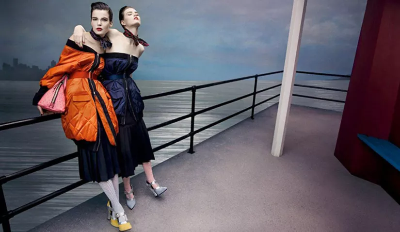 Anne Verhallen, Katlin Aas, Miu Miu fall 2013, Inez & Vinoodh