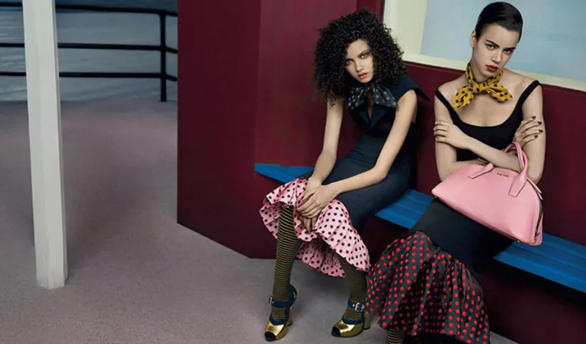 Marina Nery, Hind Sahli, Miu Miu fall 2013, Inez & Vinoodh