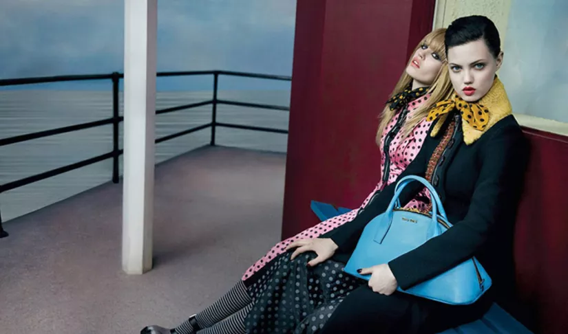 Georgia May Jagger,  Lindsey Wixson, Miu Miu fall 2013, Inez & Vinoodh
