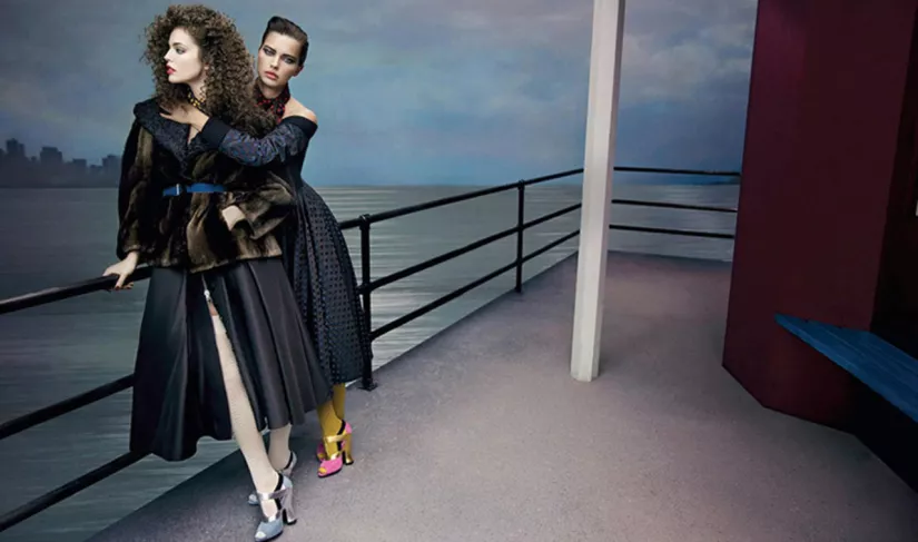 Emily DiDonato, Adriana Lima, Miu Miu fall 2013, Inez & Vinoodh
