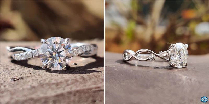 moissanite rings
