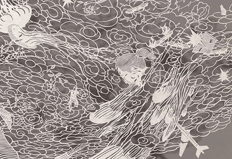 Bovey Lee - Office tornado (detail)
