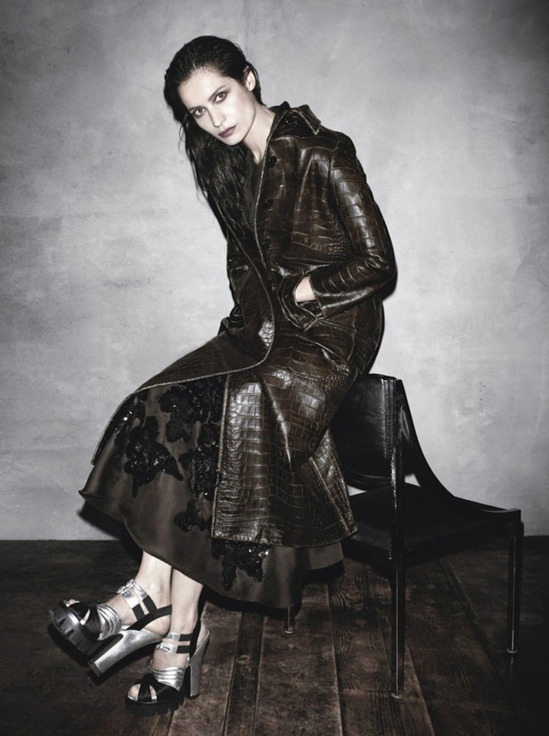 Caroline de Maigret  in Prada fw 2013 ad campaign