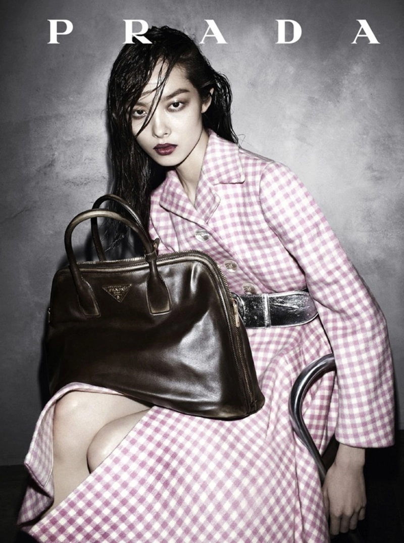 Fei Fei Sun in Prada fw 2013 ad campaign