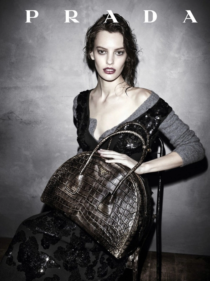Amanda Murphy in Prada fw 2013 ad campaign