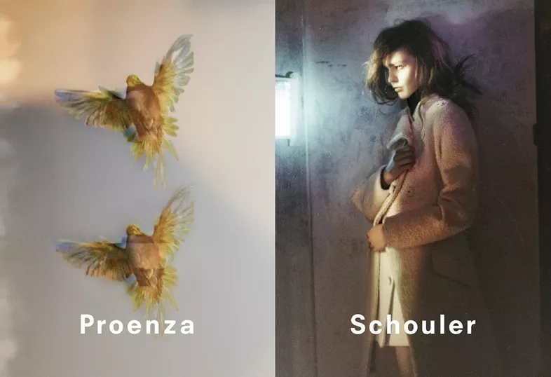 Sasha Pivovarova by David Sims for Proenza Schouler fw2013