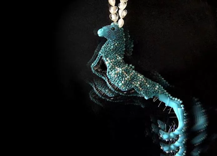 Sari Liimatta, Sick Sea jewelry sculpture, 2010