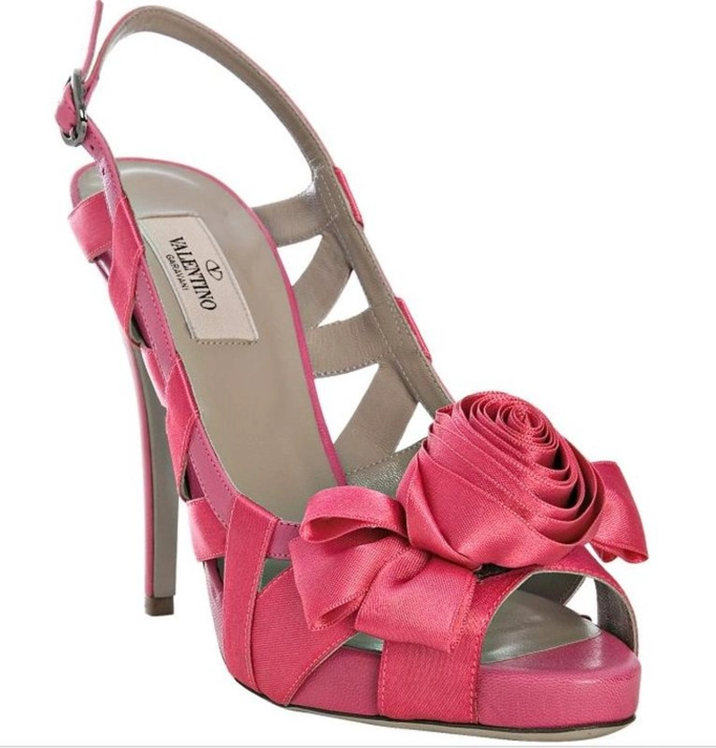 satin slingbacks