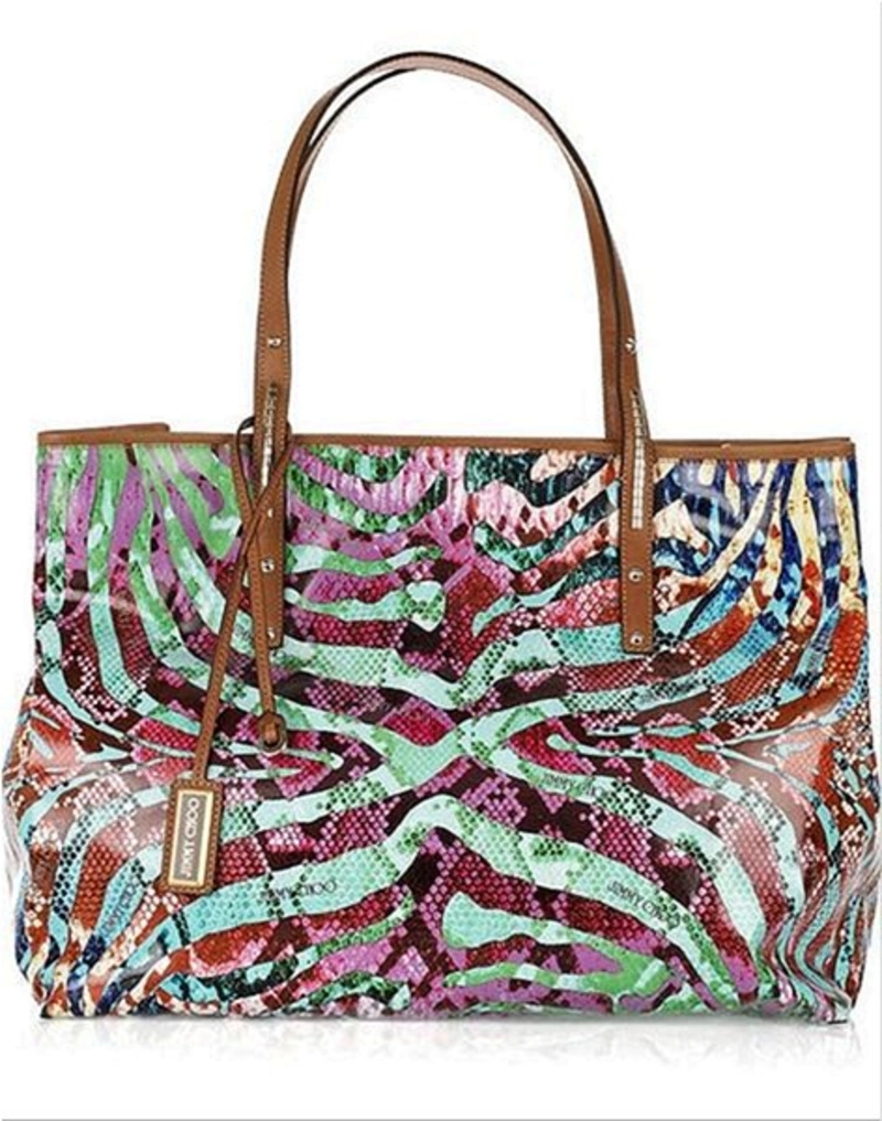 Scarlet Large printed tote
