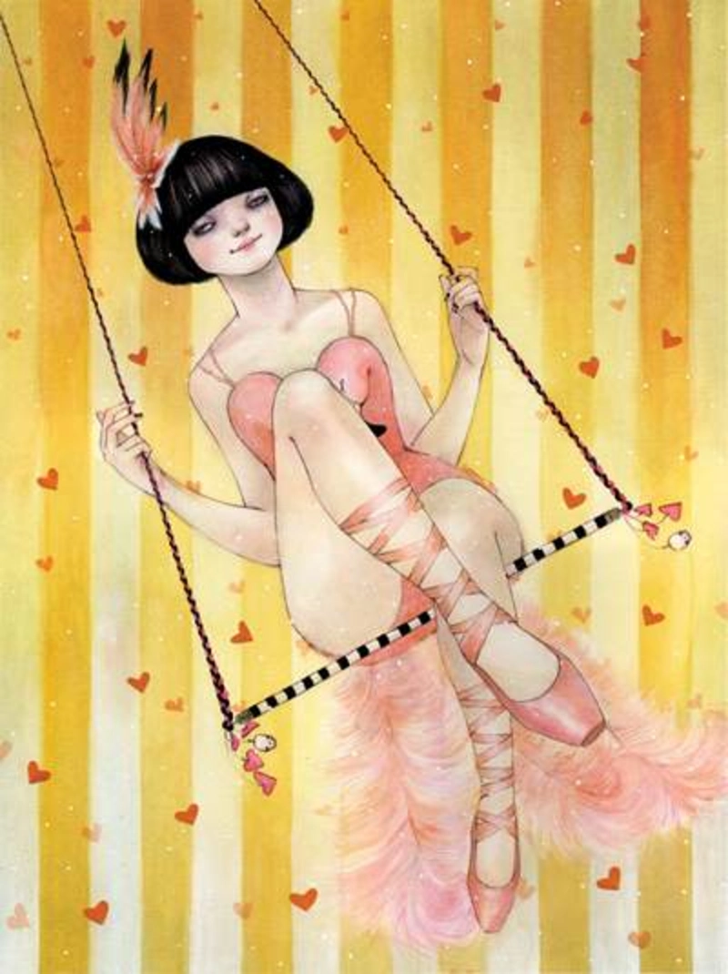 Acroflamingo, illustration by Shannon Toth