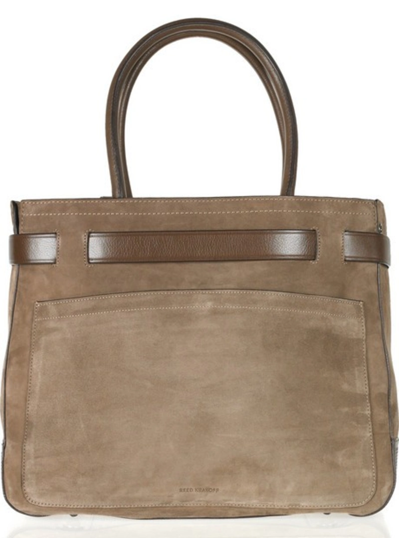 suede tote