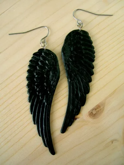wing earrings