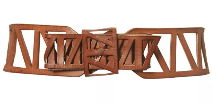 Leather Bow Belt