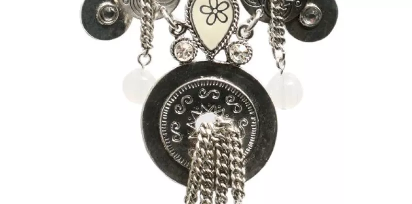 Necklace With Charm Drops