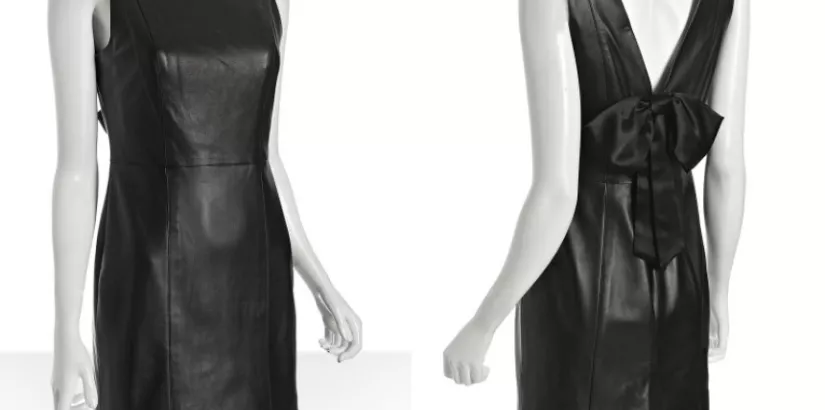 The leather dress