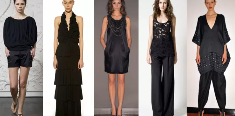 Casual black resort