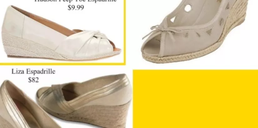 Peep Toe Espadrilles