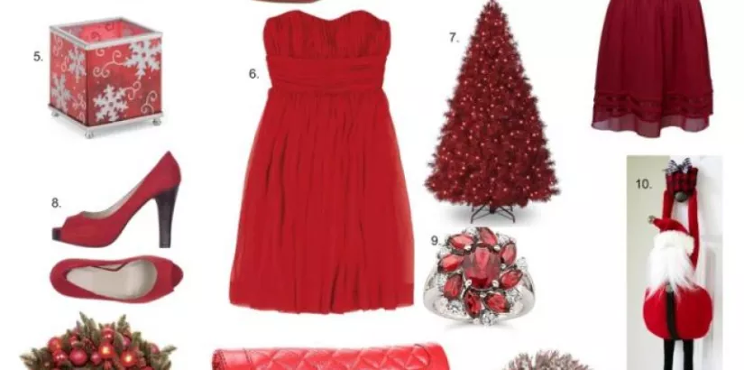 Red Christmas colour theme